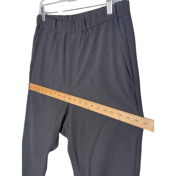 NEW! NIli Lotan 10 Slouchy Drawstring Delancy Wool Pants Paris Drop Crotch Black - Picture 10 of 13